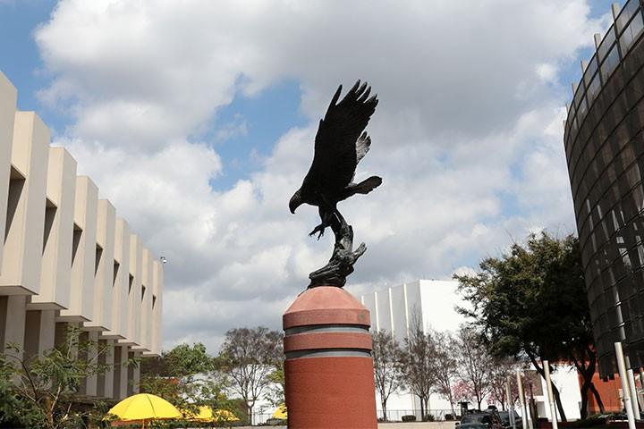 加州州立大学洛杉矶校区中心的金鹰雕像